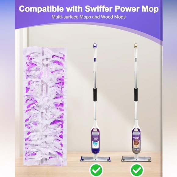 Swiffer mop, refillable replacement pads, cotton swiffer mop head replacement - Picture 5 of 7